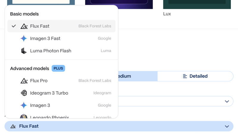 Gamma
				dropdown menu ui component