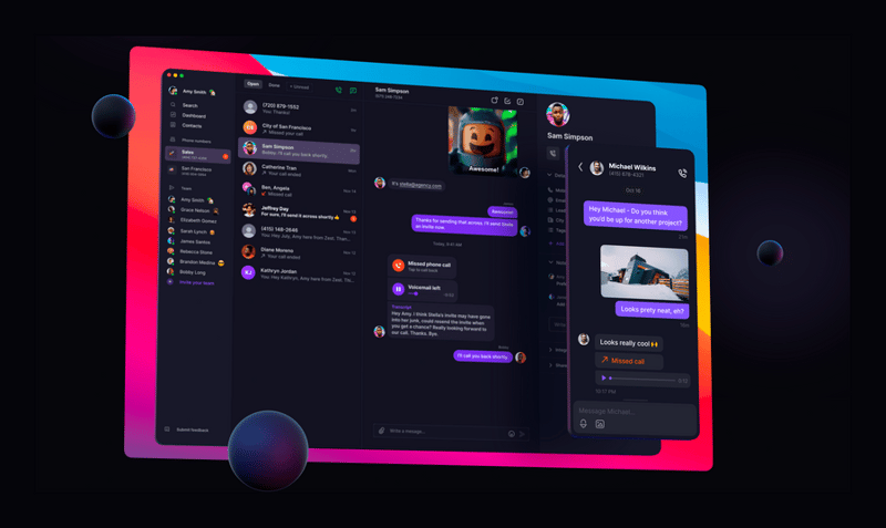 OpenPhone
				illustration ui component