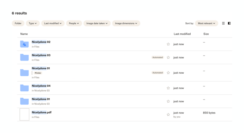 Dropbox
			file management desktop table ui component
