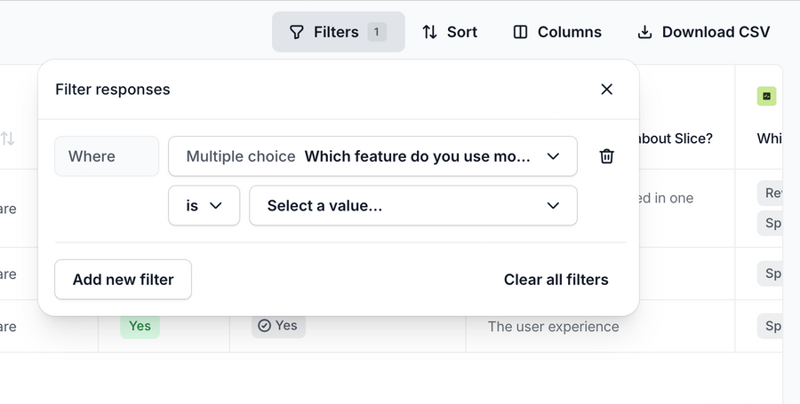 Ballpark
				sorting & filtering ui component