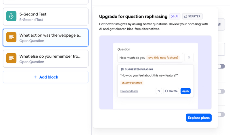 Maze
				upgrade your plan ui component