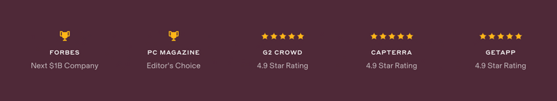 Rippling
				social proof ui component