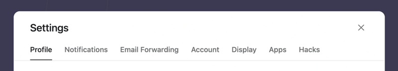 Asana
				tabs ui component