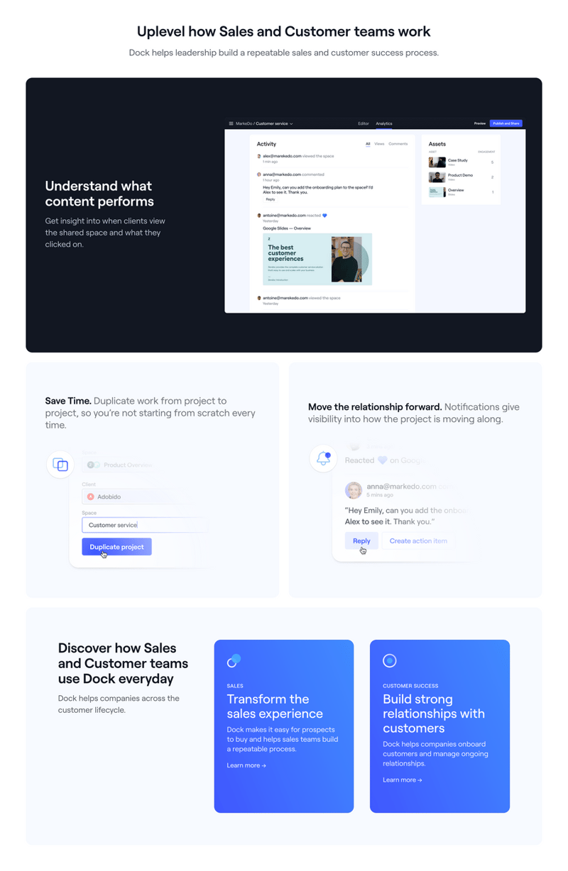 Dock
				bento box ui component