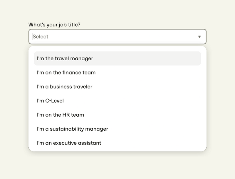 Travelperk
			form ui component