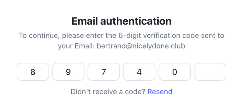 Copperx
				input code ui component