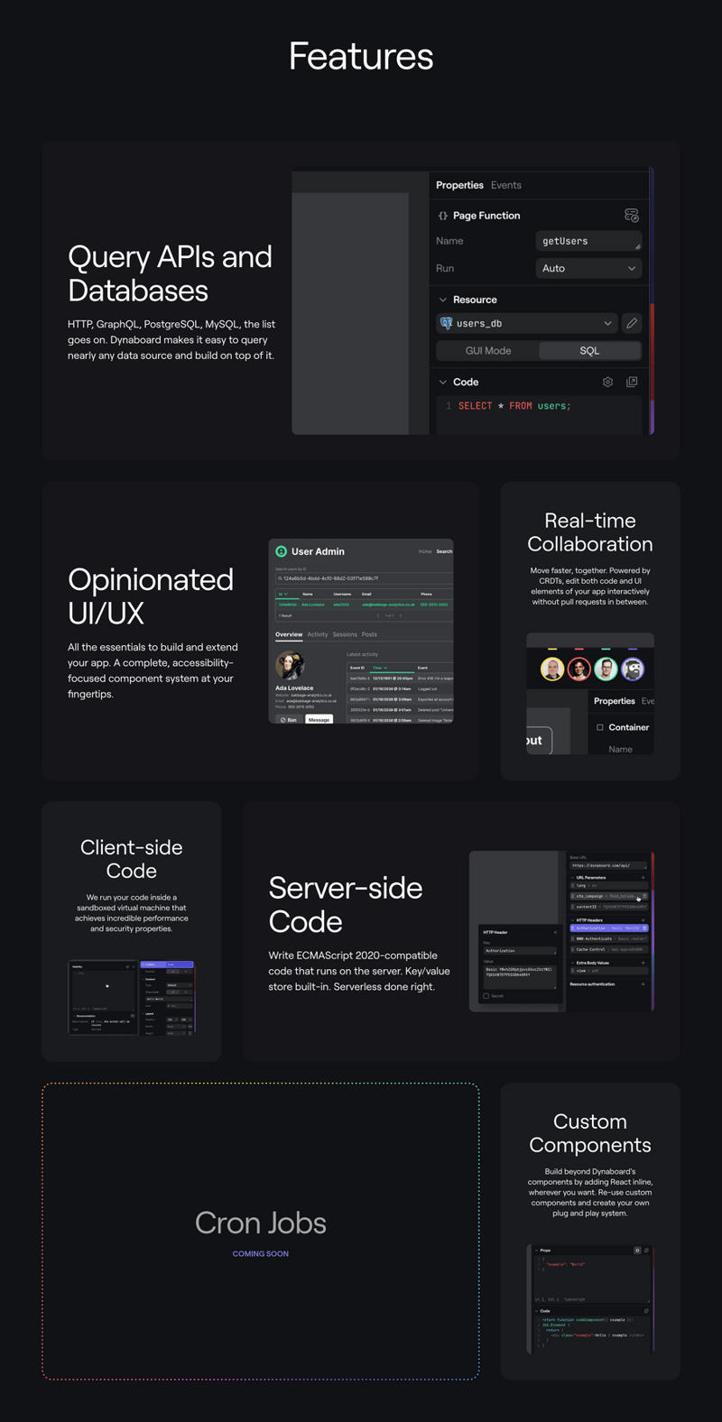 Dynaboard
				bento box ui component