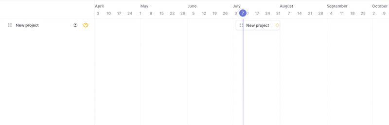 Linear
				timeline & history ui component