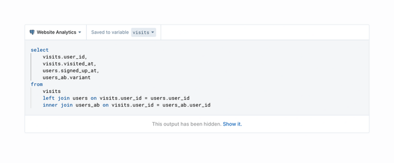 Deepnote
				code block ui component