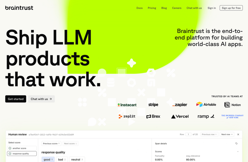 Braintrust
				header ui component