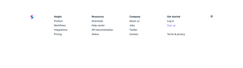Height
				footer ui component