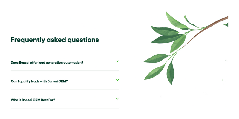 Bonsai
				faq ui component