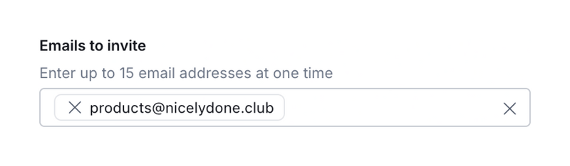 Clay
			email ui component