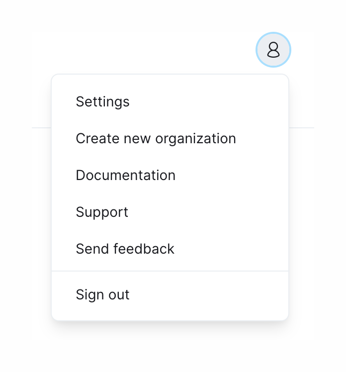 PlanetScale
				dropdown menu ui component