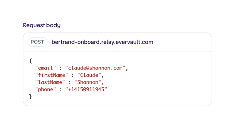 Evervault
				code block ui component