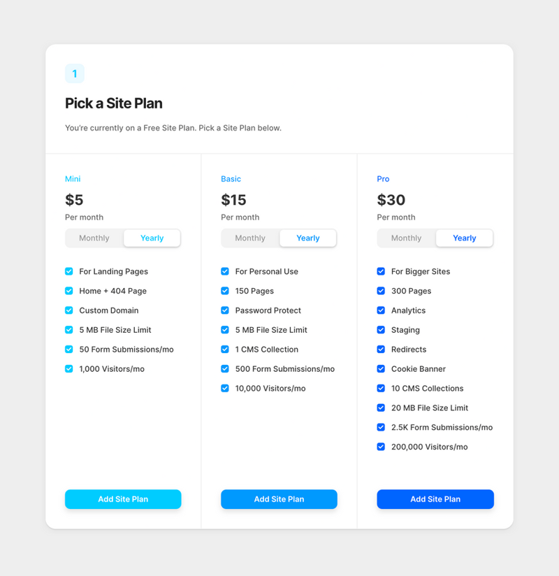 Framer
				pricing section ui component