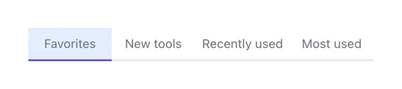Jasper
				tabs ui component