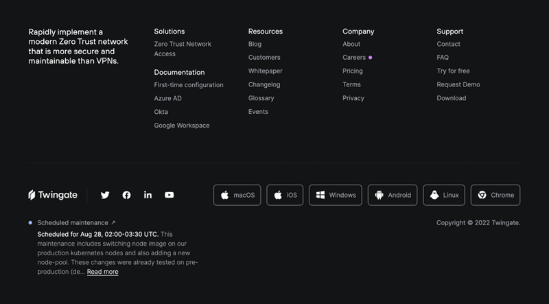 Twingate
				footer ui component