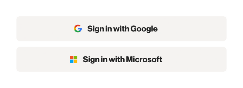 Ortto
				social login button ui component
