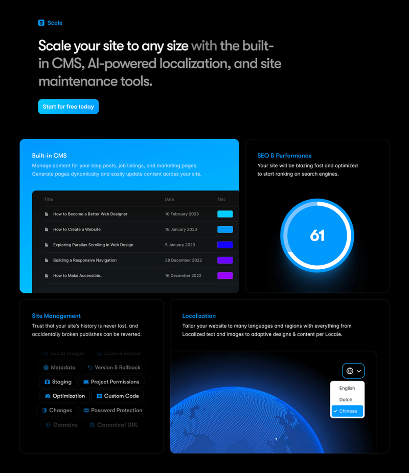 Framer
				bento box ui component