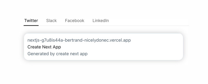 Vercel
				tabs ui component