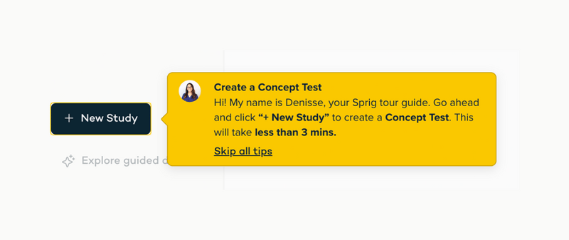 Sprig
				tooltip ui component