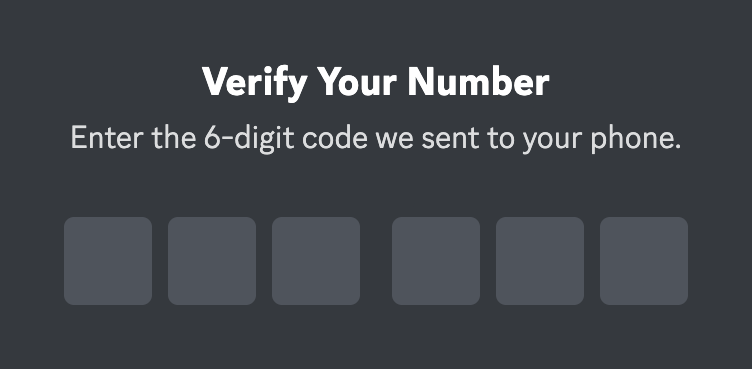 Discord
				input code ui component