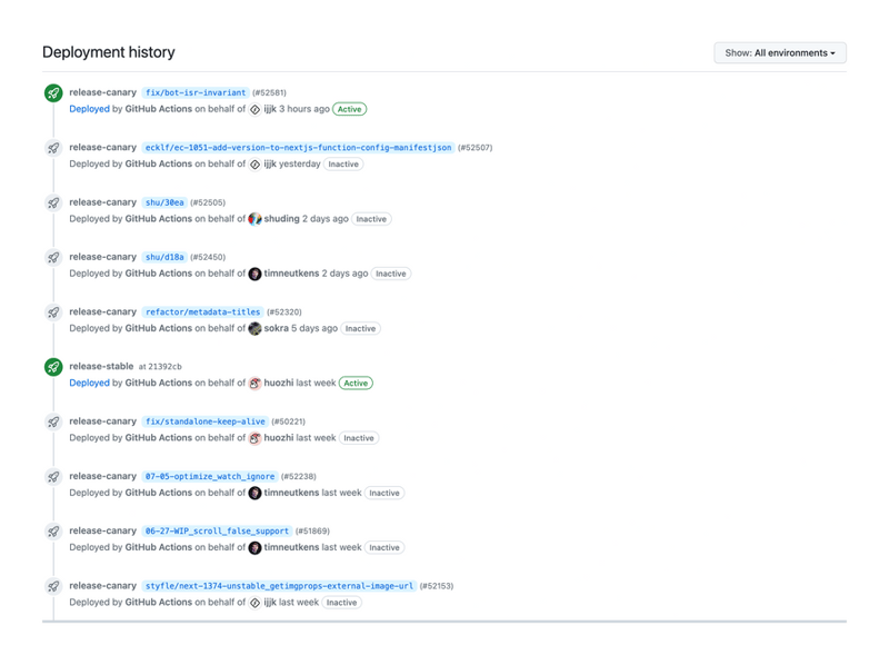 Github
				timeline & history ui component