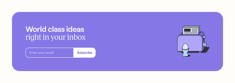 Tines
				newsletter signup form ui component
