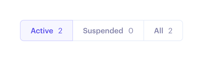 Render
				segmented control ui component