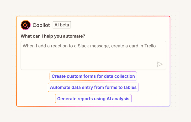 Zapier
				artificial intelligence ui component