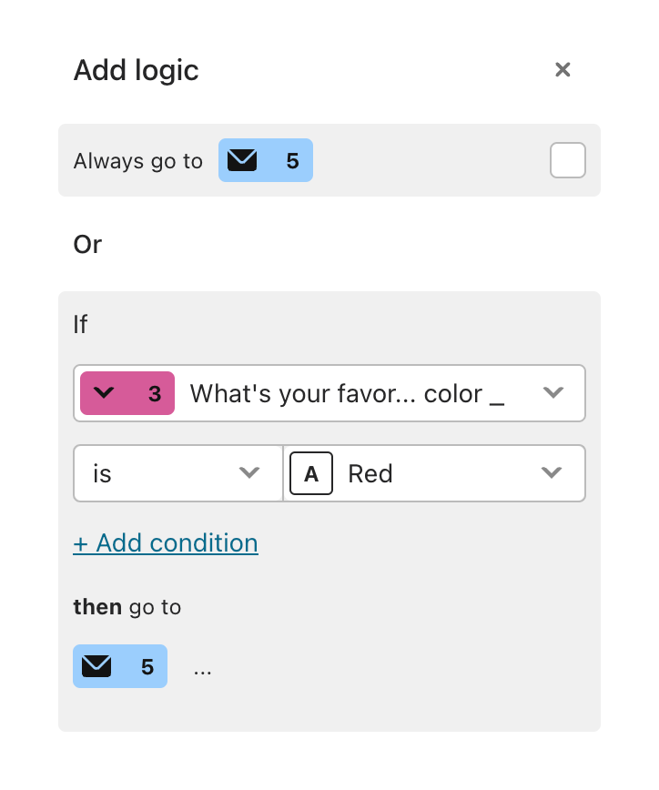 Typeform
				query builder ui component