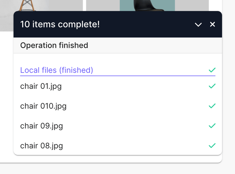 Scale
				notification toast ui component