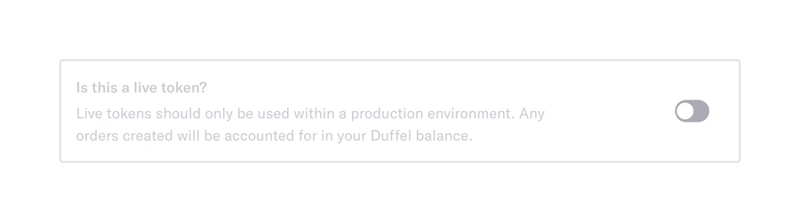Duffel
				toggle/switch ui component