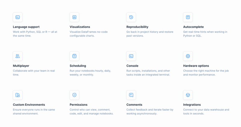 Deepnote
			grid data visualization collaboration permissions autocomplete version control ui component