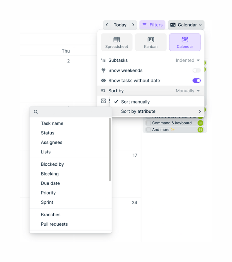 Height
				sorting & filtering ui component