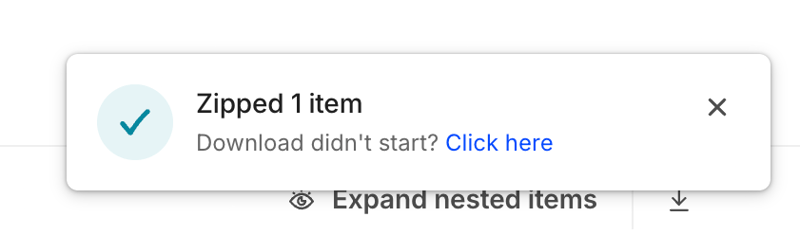 Air
				notification toast ui component