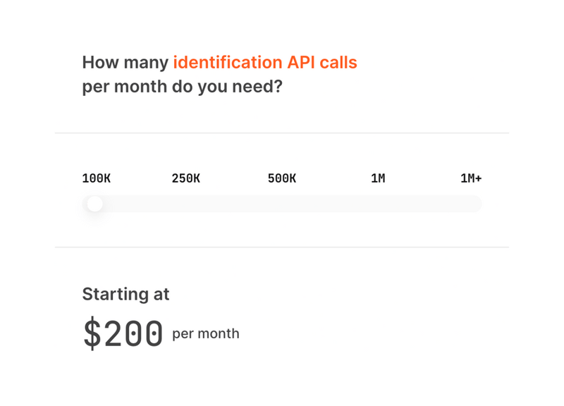 Fingerprint
				slider ui component