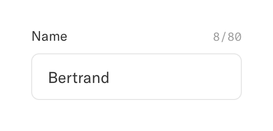 Refrakt
				input text ui component