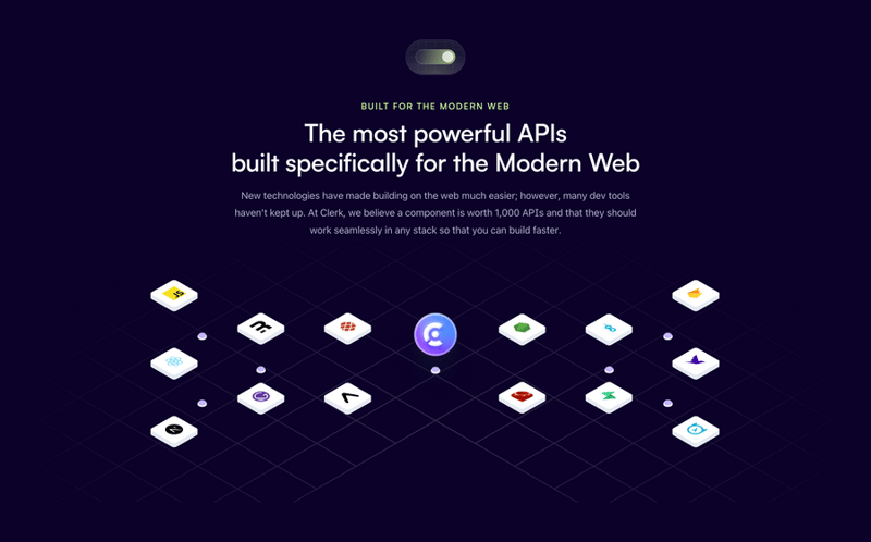 Clerk
				illustration ui component