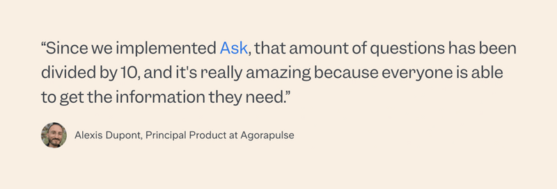 Slite
				testimonial ui component