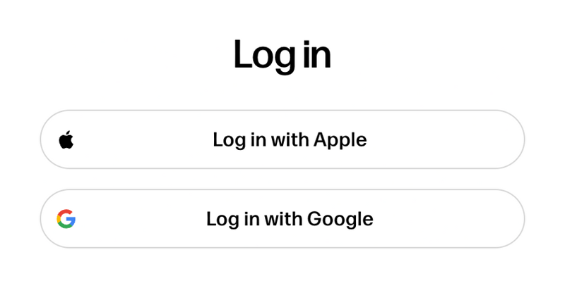 Reve
				social login button ui component