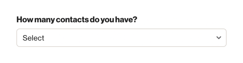 Ortto
				input select ui component