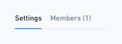 Whimsical
				tabs ui component