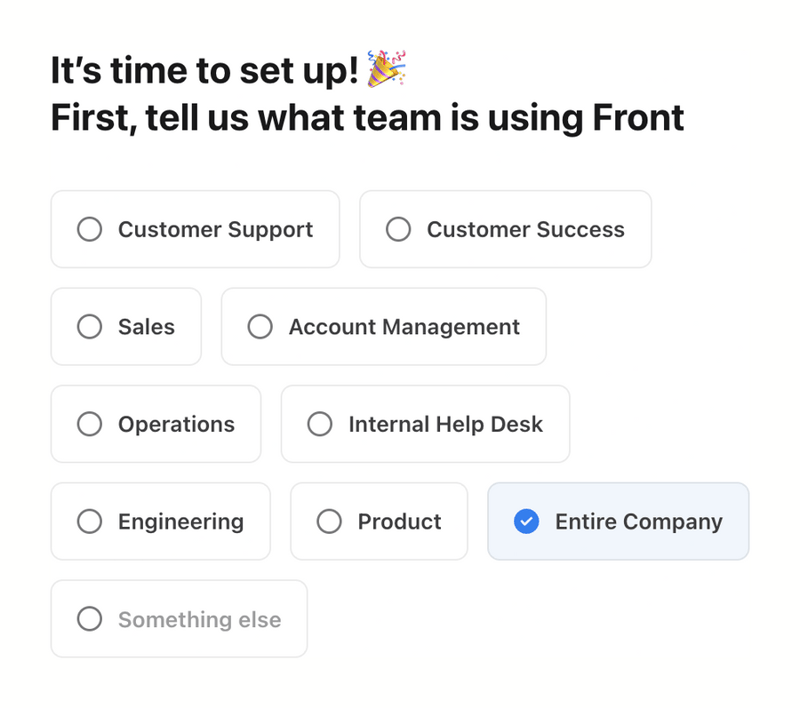 Front
				checkbox & radio ui component