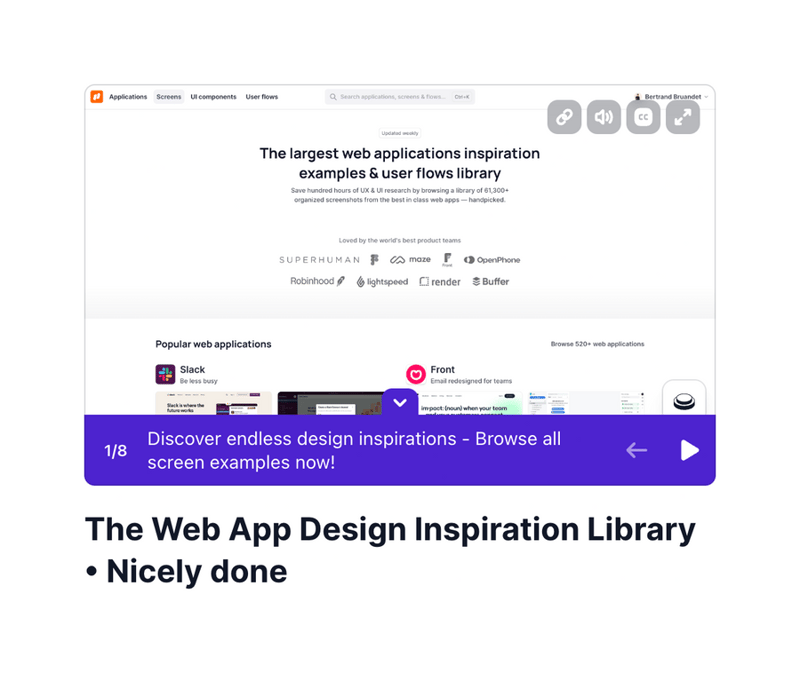 Arcade
				card ui component
