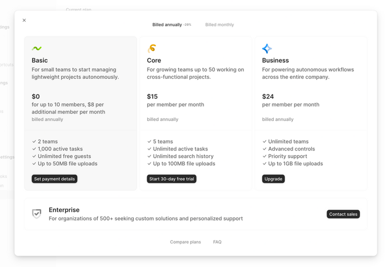 Height
				pricing section ui component