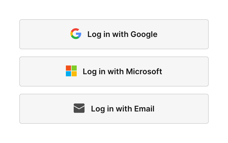 Eraser
				social login button ui component