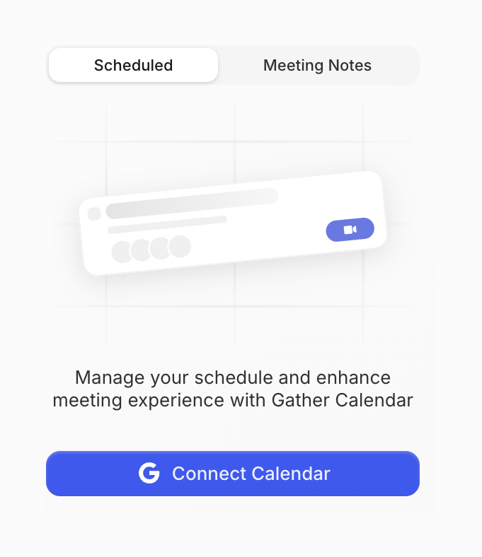 Gather
				empty state ui component