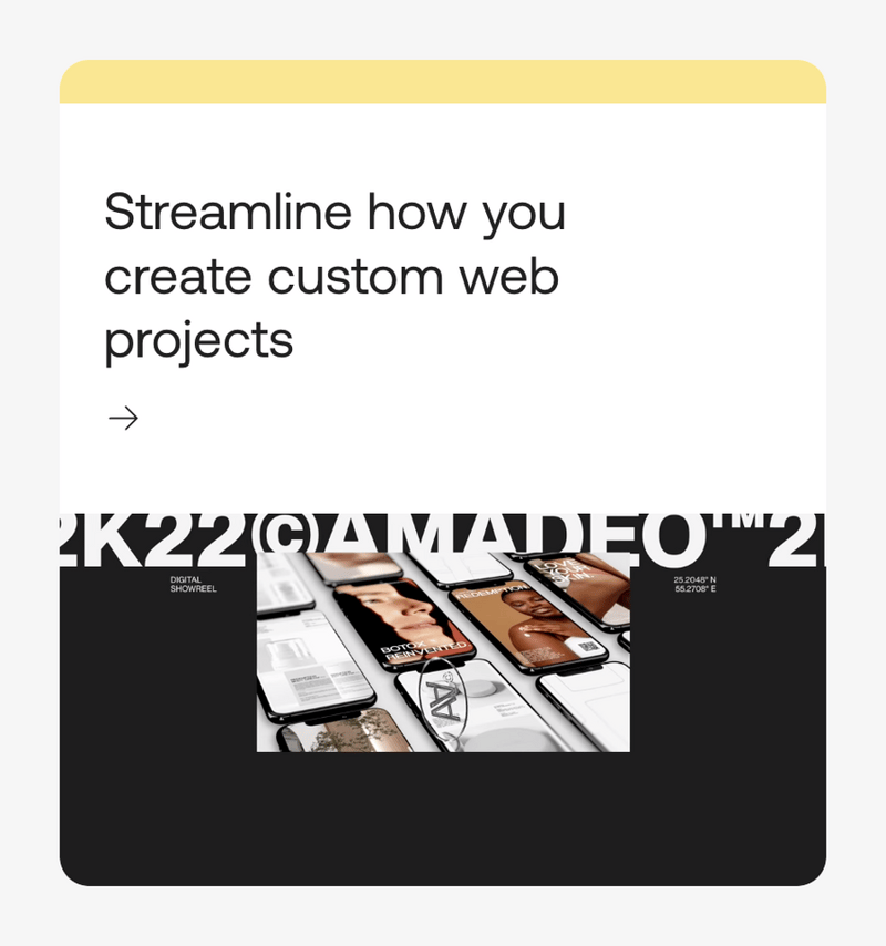Vev
				card ui component